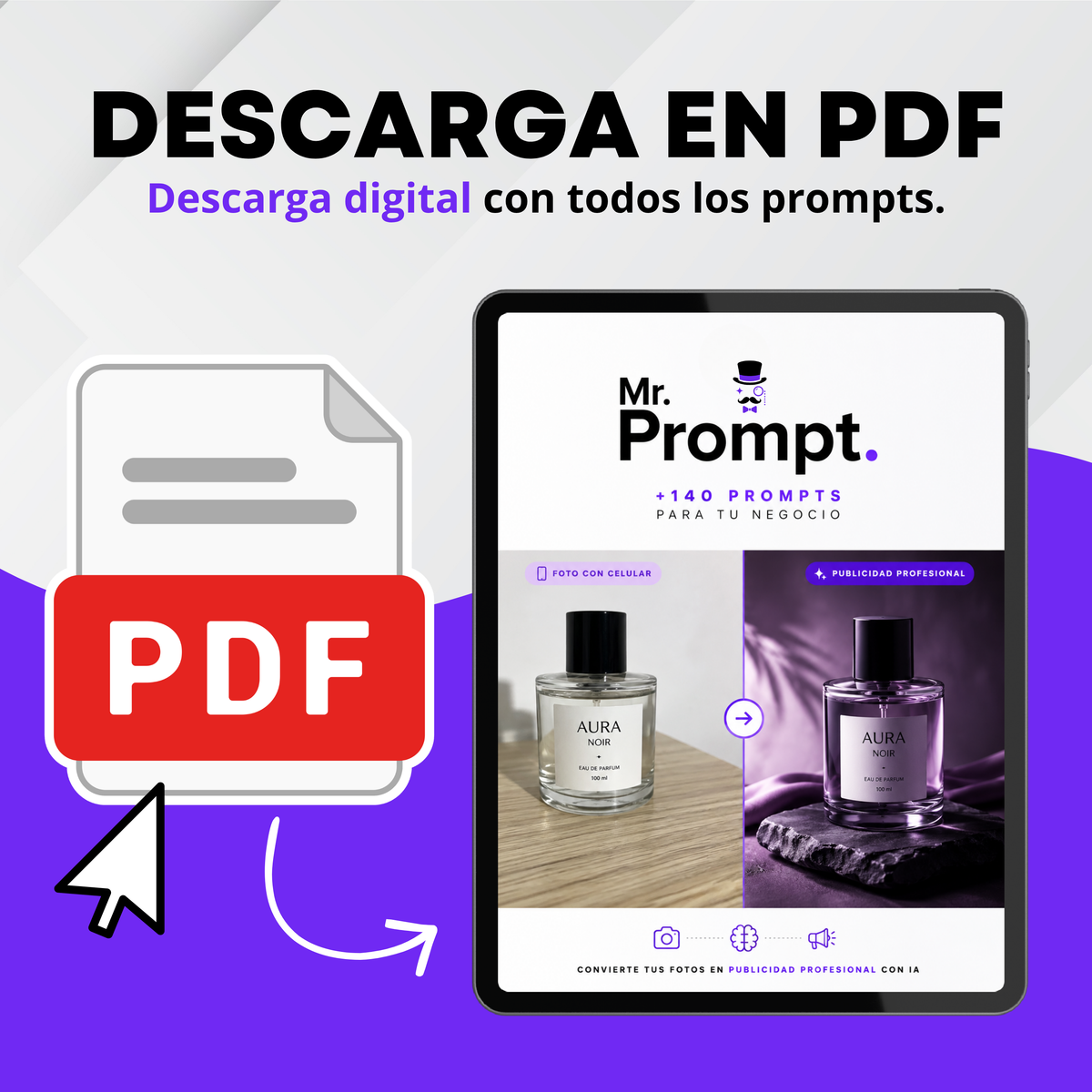 Ebook de +140 Prompts con IA